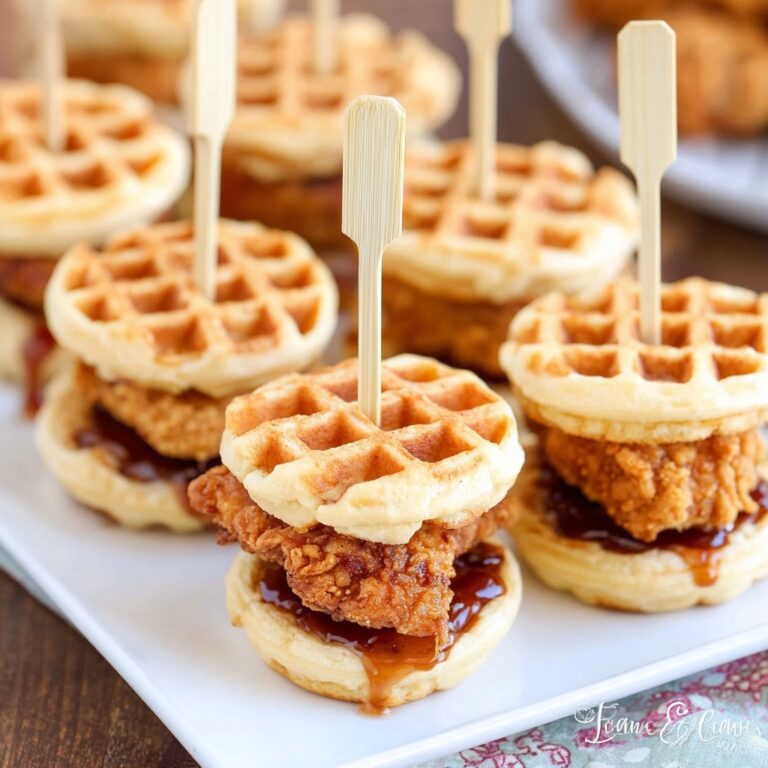 Chicken and Waffle Sliders Recipe
