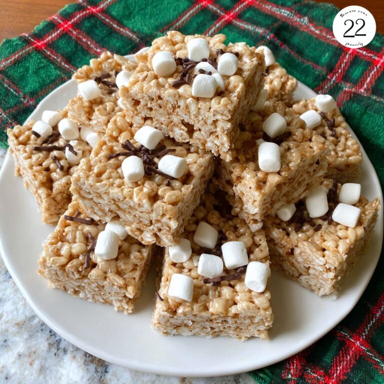 Hot Chocolate Rice Krispie Treats Recipe