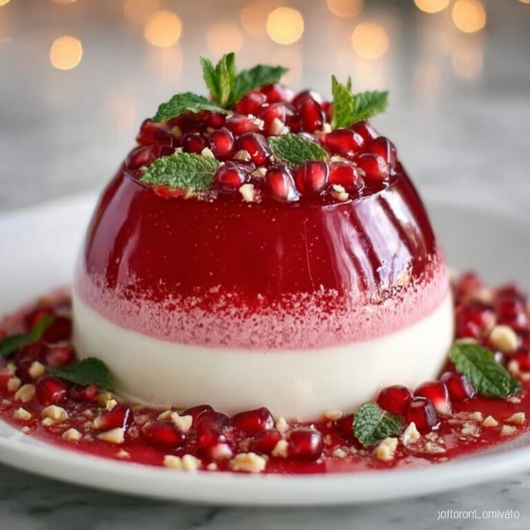 Pomegranate Mousse Dome Recipe