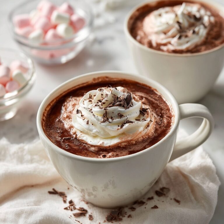 Rich Homemade Hot Chocolate Recipe