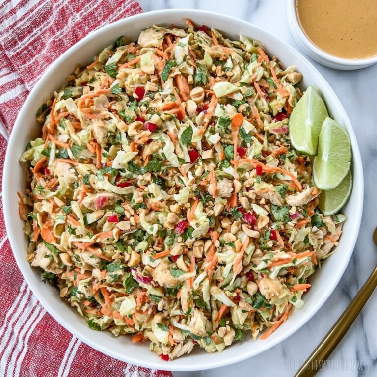 Thai Peanut Chicken Salad Recipe