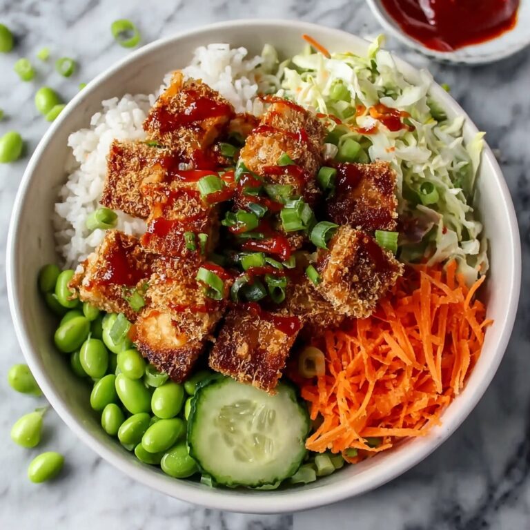 Crispy Coconut Crusted Tofu Bowl Recipe