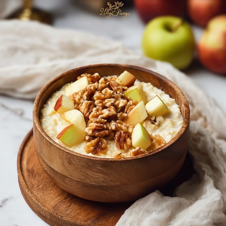 Creamy Barley Porridge with Apples and Toasted Hazelnuts Recipe
