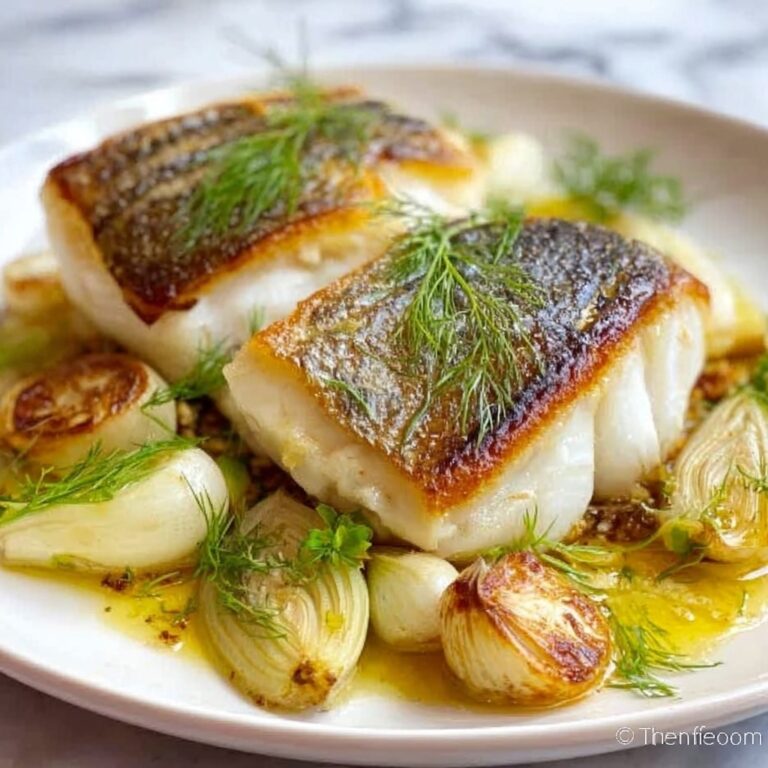Fennel & Fat-Back Roasted Bass Recipe
