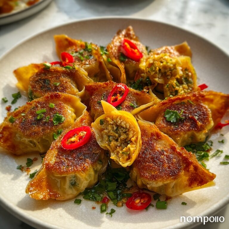 Air Fryer Curry Dumplings: Crispy, Flavorful Bites with Aromatic Beef Curry Filling Recipe