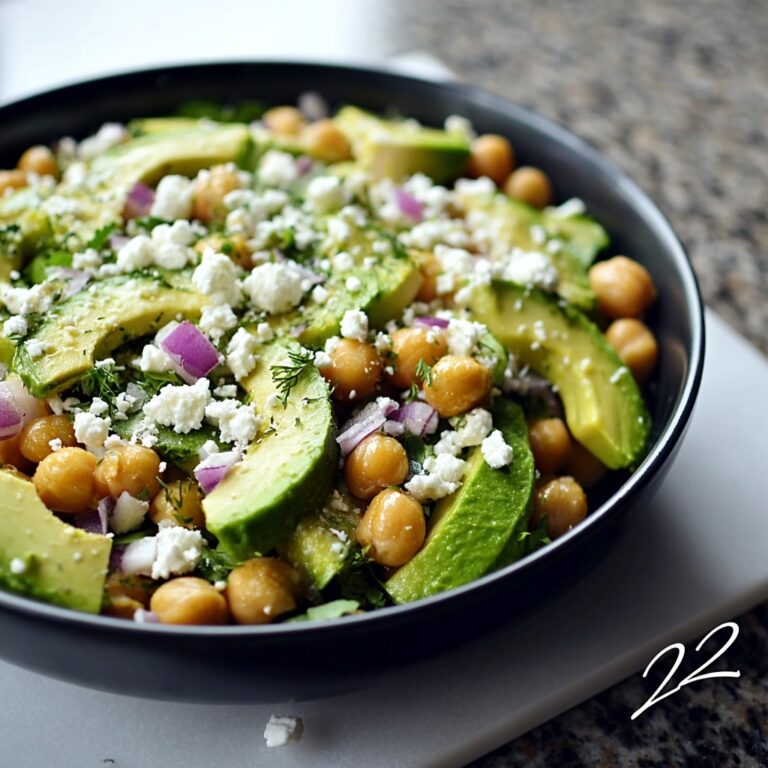 Delicious Chickpea Feta Avocado Salad for Easy Workday Lunches Recipe