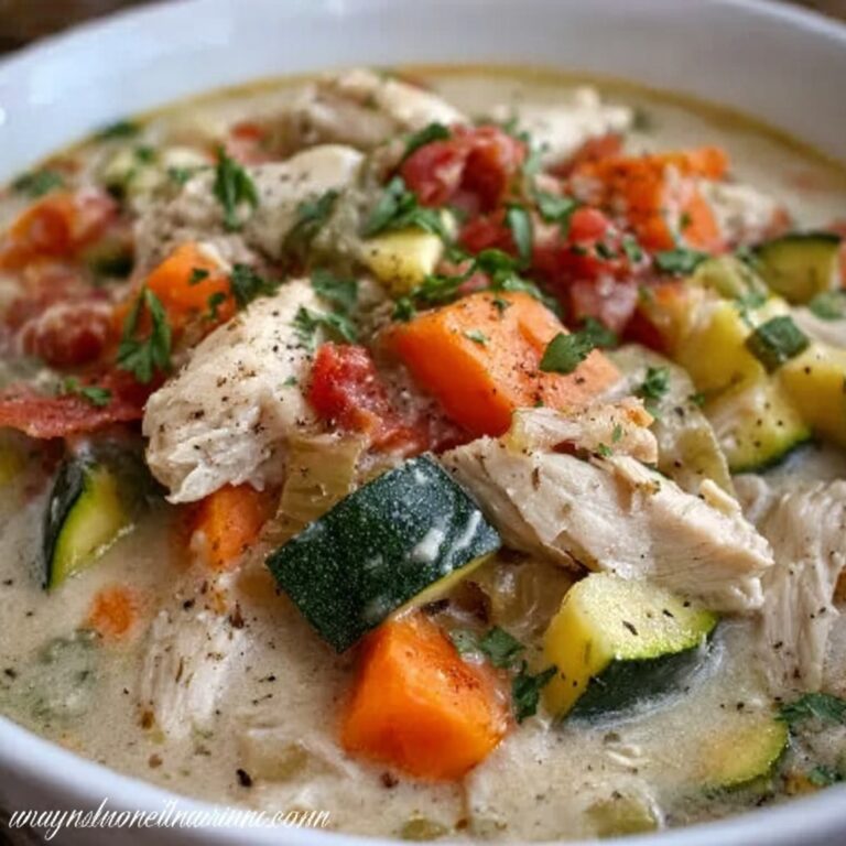 Ranch Chicken and Veggie Soup Recipe