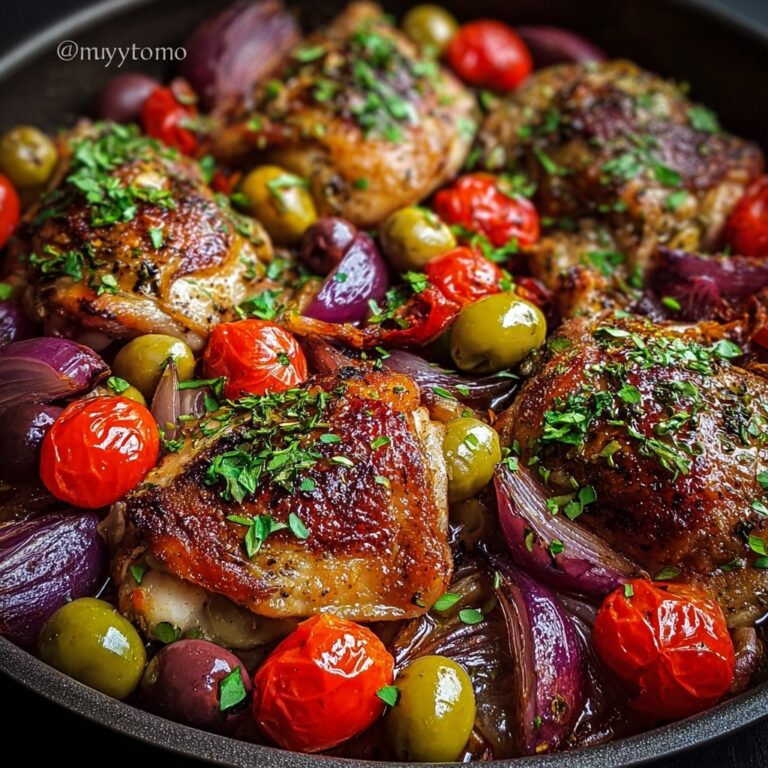 One-Pan Mediterranean Chicken with Olives and Artichokes Recipe