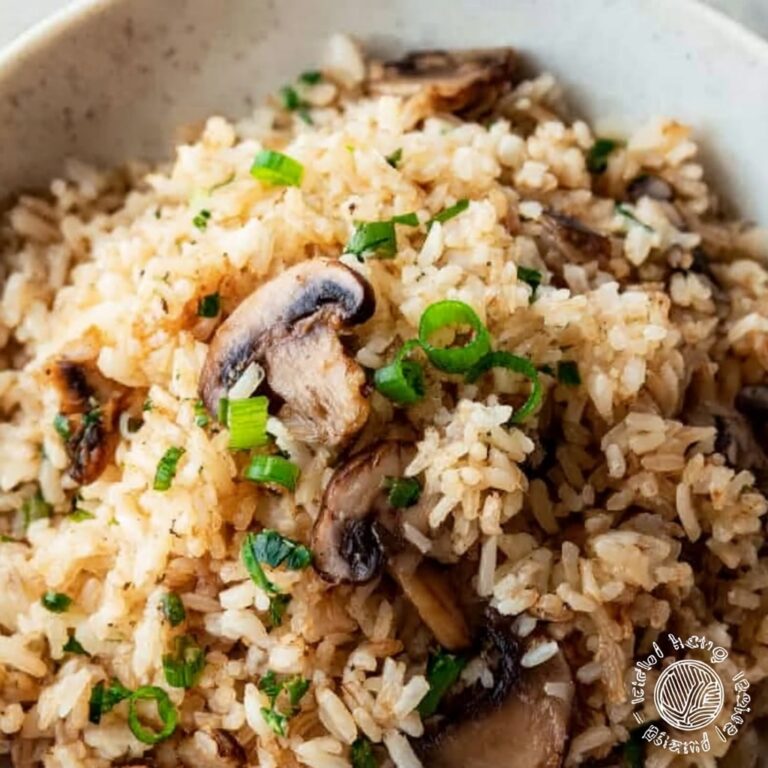 Creamy Mushroom Rice with Thyme Recipe