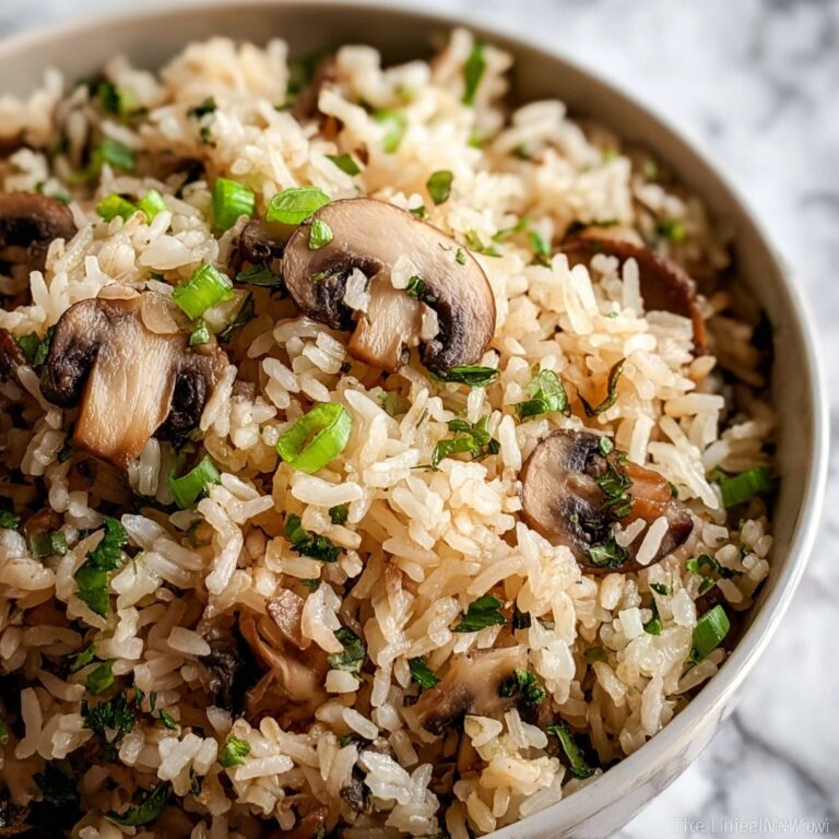 Creamy Mushroom Rice Recipe