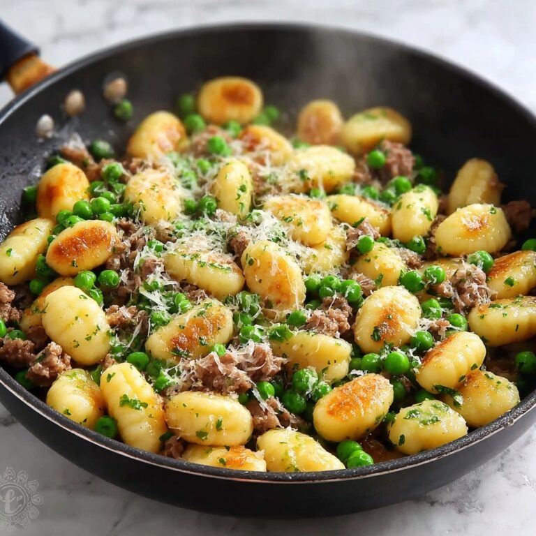 Gnocchi with Peas and Sausage: One-Pan Dinner Recipe
