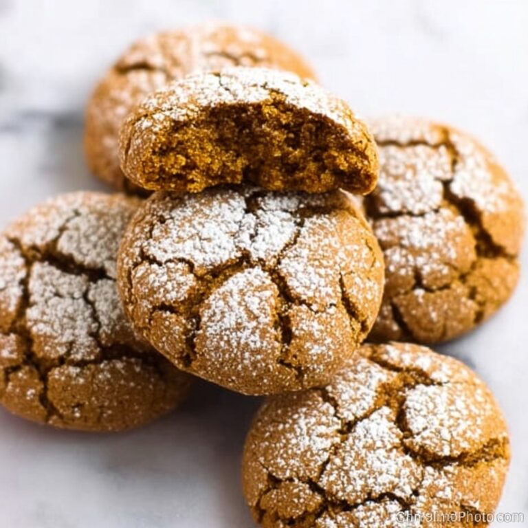 Molasses Crinkle Cookies Recipe