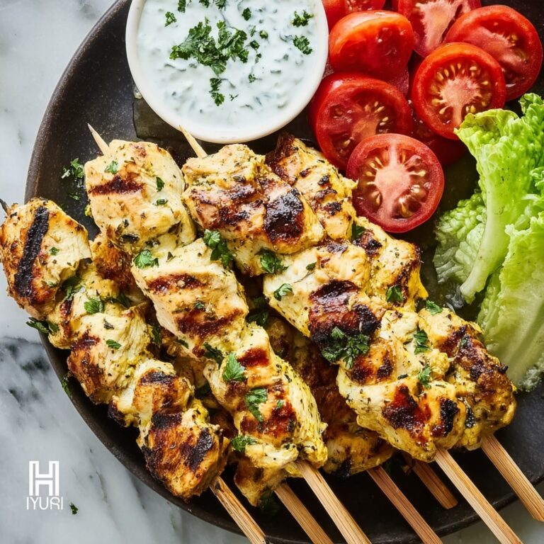 Grilled Chicken Souvlaki Recipe