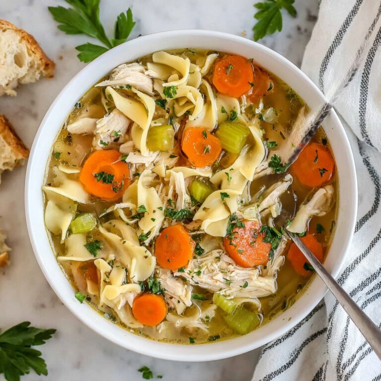 Easy Rotisserie Chicken Noodle Soup Recipe