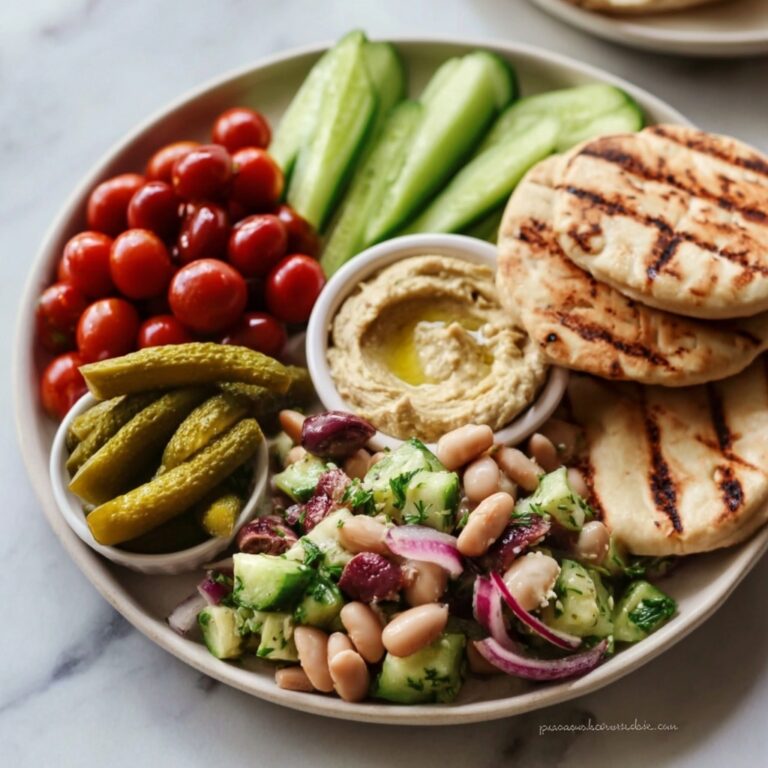 Marinated Green Olive Bean Salad with Chive Basil Dressing Recipe