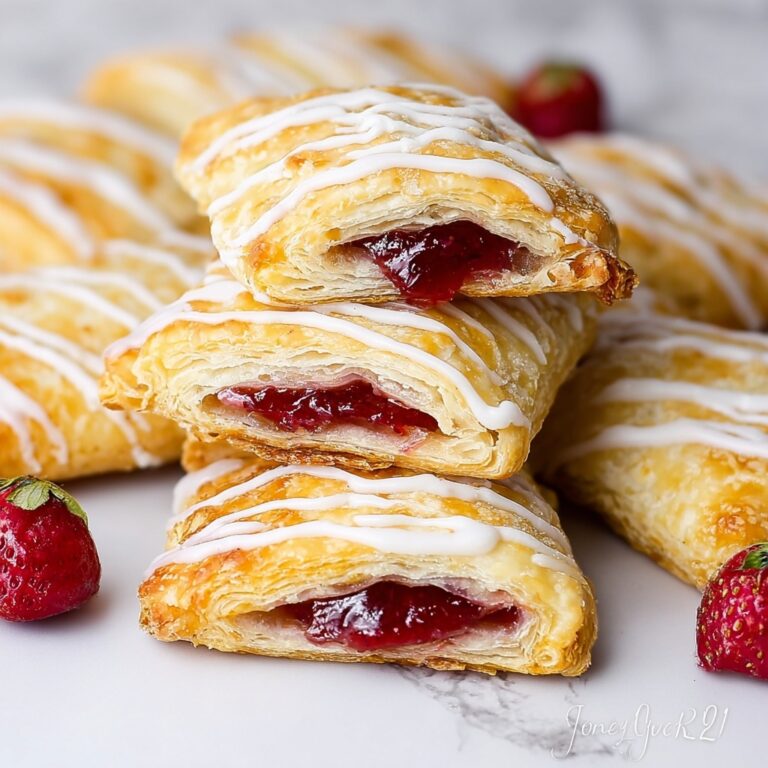 Easy Strawberry Toaster Strudels with Icing Recipe