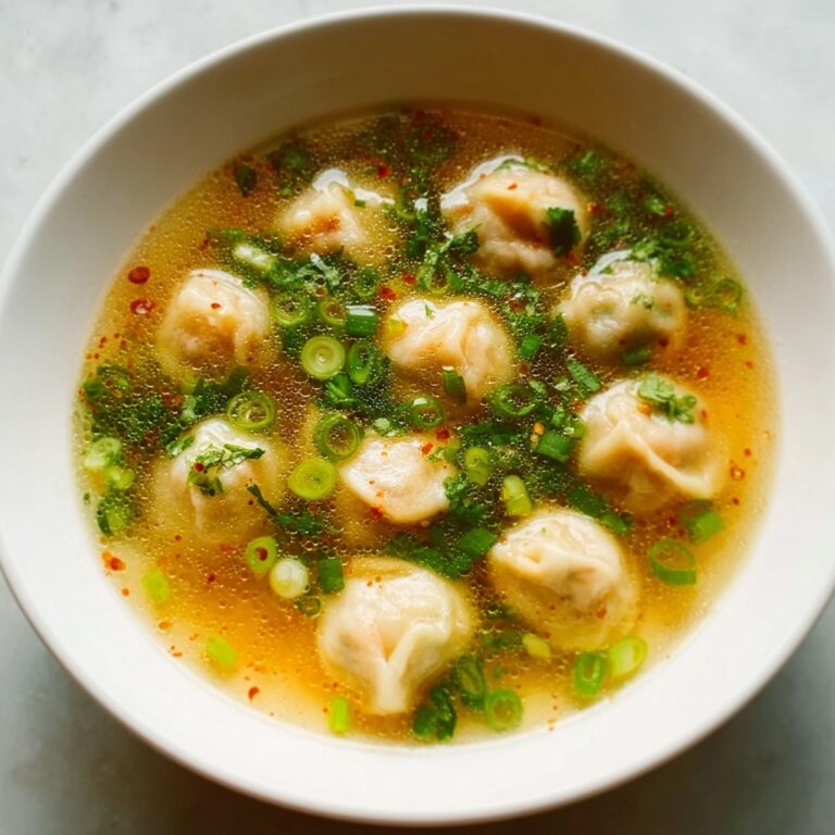 Easy Beef Gyoza Soup Recipe
