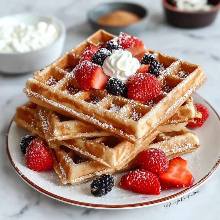Healthy Protein Waffles in 10 Minutes Recipe