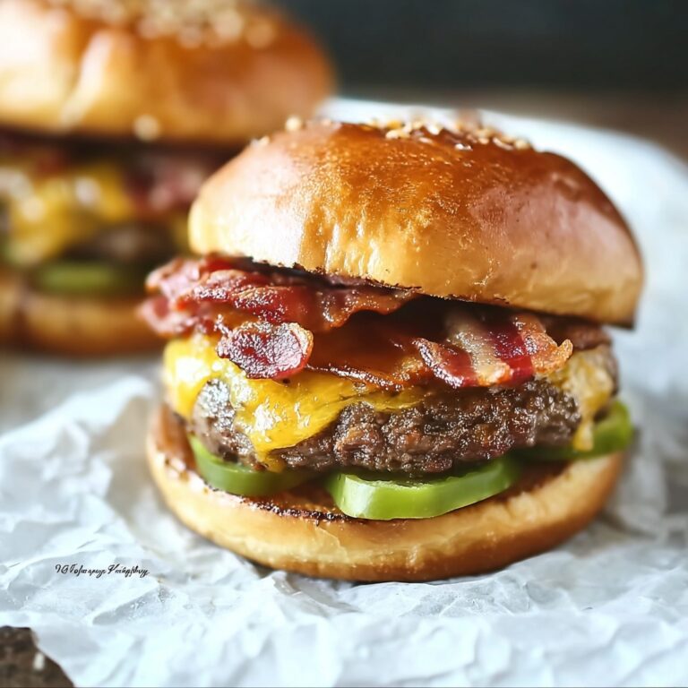 Bacon Hatch Chile Burgers with Smoky Flavor That Wow! Recipe