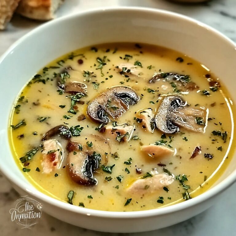Creamy Rotisserie Chicken and Mushroom Soup Recipe
