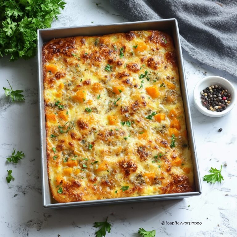 Creamy Butternut Squash and Cauliflower Casserole Recipe