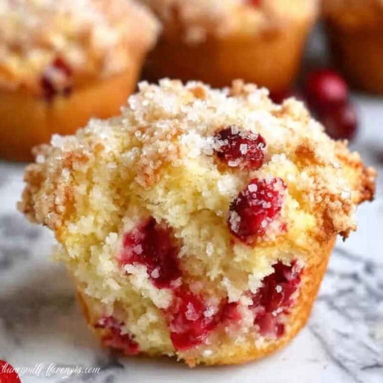 Ricotta Cranberry Orange Muffins Recipe