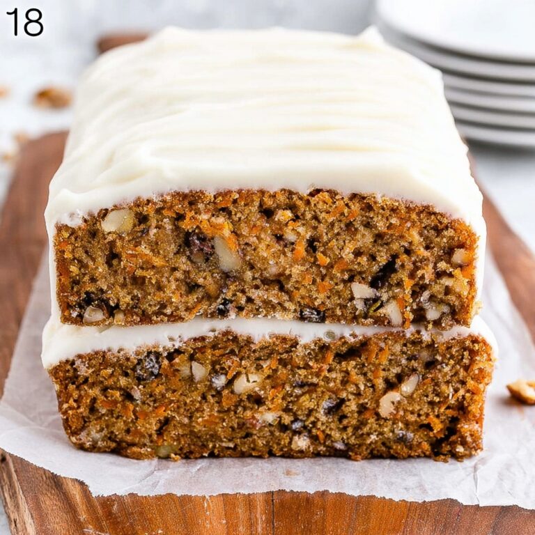 Carrot Bread with Nutty Glaze Recipe