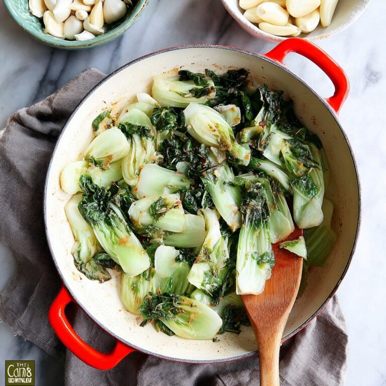Quick & Simple Sautéed Bok Choy With Garlic Recipe