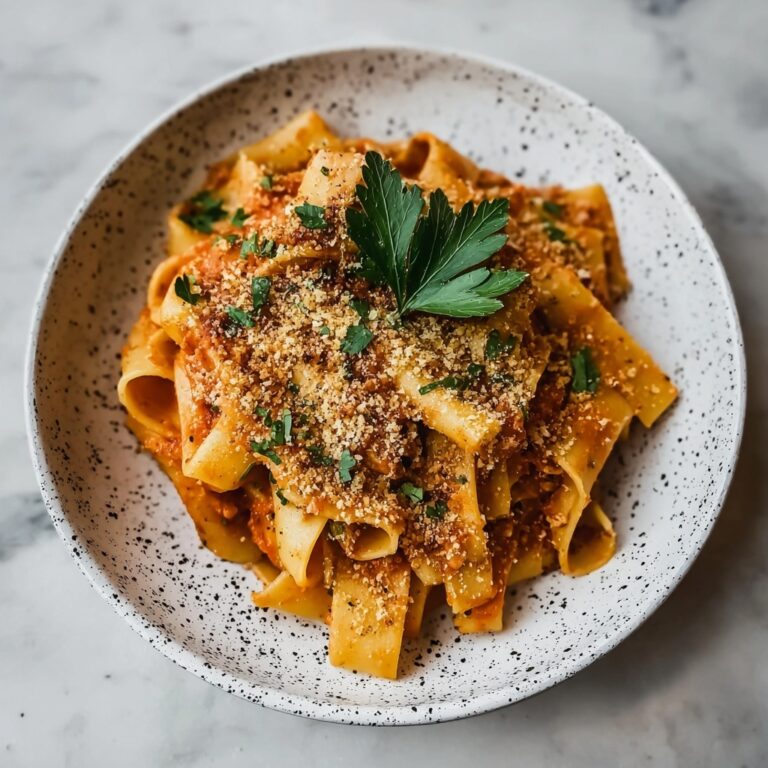 Gochujang Pasta with Furikake Breadcrumbs Recipe