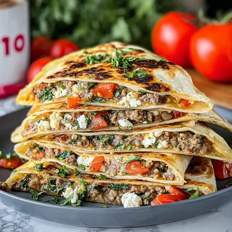 Savory Turkish Lamb Gozleme Recipe