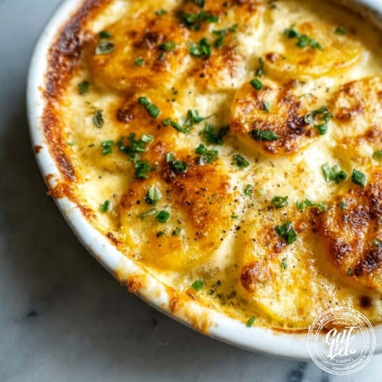 Dad’s Creamy & Cheesy Au Gratin Potatoes Recipe