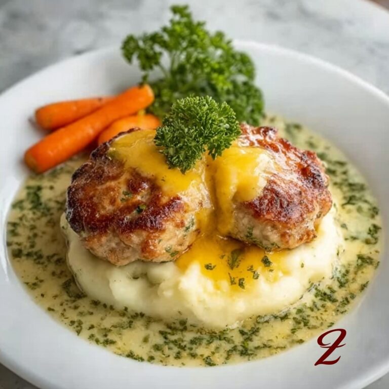 Creamy Herb Chicken Thighs with Roasted Carrots and Mashed Potatoes Recipe