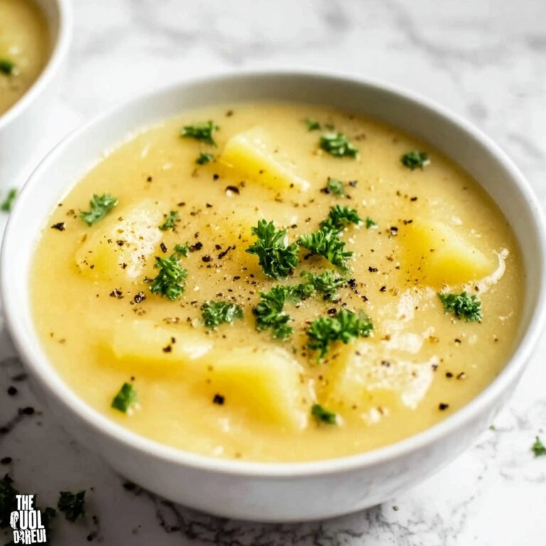 Roasted Garlic Potato Soup Recipe
