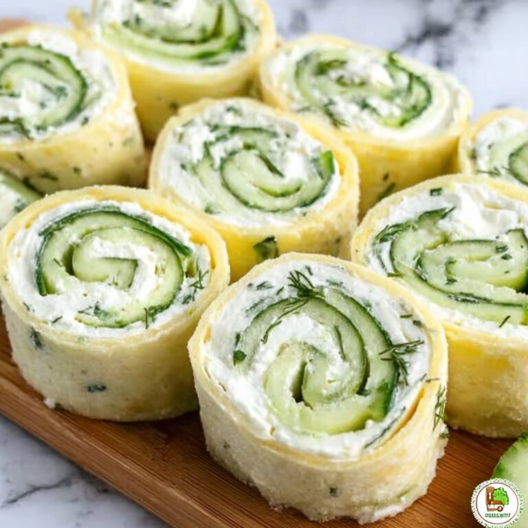 Cucumber and Dill Pinwheels Recipe