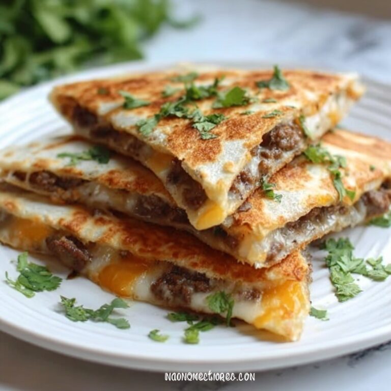 Steak and Caramelized Onion Quesadillas Recipe