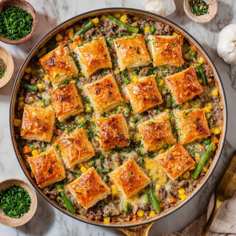 One-Pan Ground Turkey Pot Pie Recipe