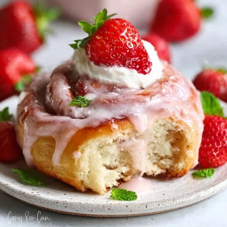 Strawberry Cinnamon Rolls Recipe