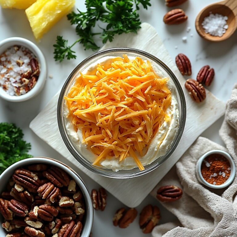 Pineapple Cheddar Cream Cheese Ball Recipe