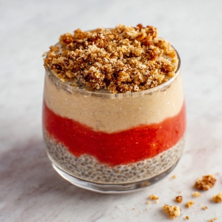 Peach Cobbler Chia Pudding Recipe