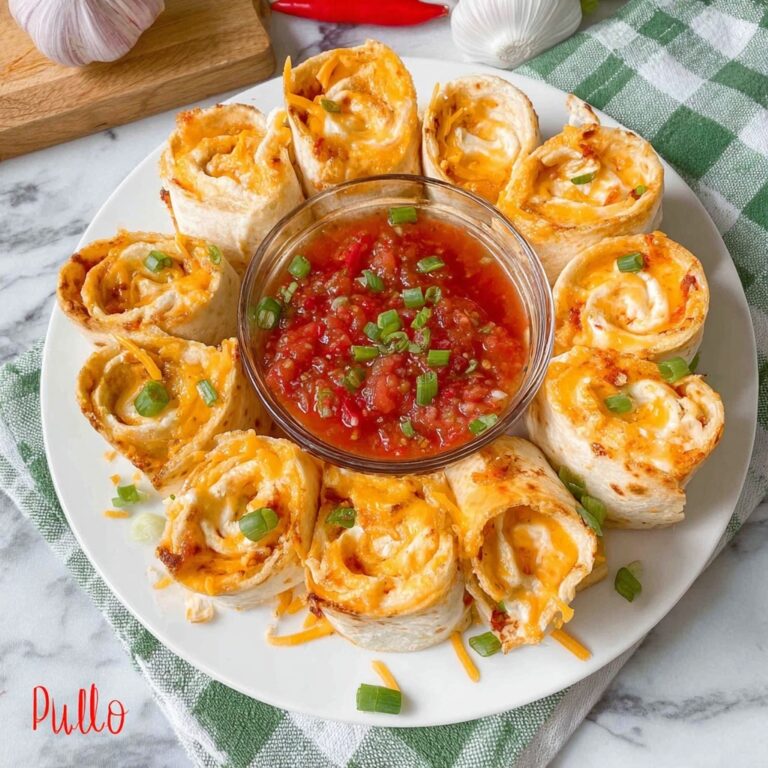 Chicken Quesadilla Ring with Bell Peppers and Cream Cheese Recipe