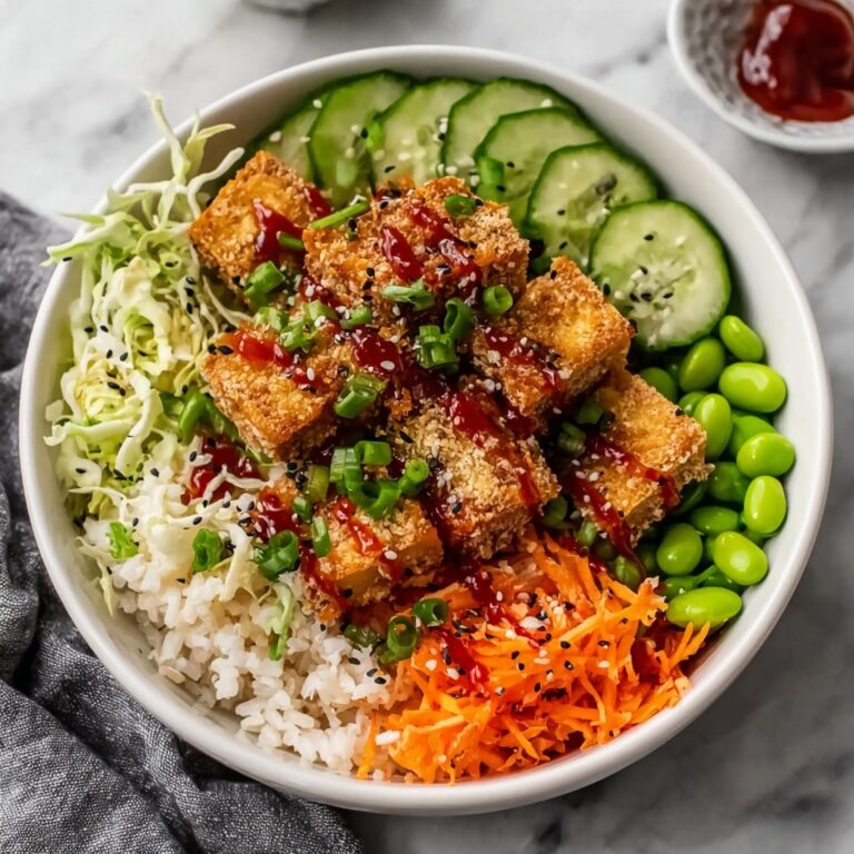 Extra Crispy Coconut Crusted Tofu Bowl Recipe