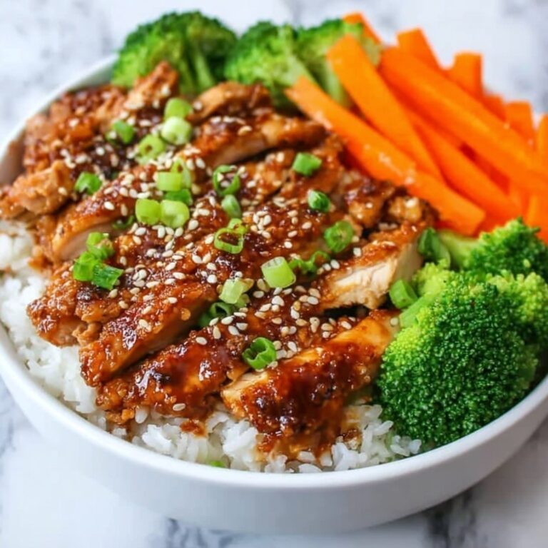 Korean BBQ Chicken Bowls with Gochujang Cream Sauce Recipe