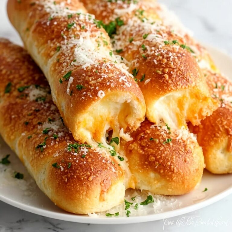 Irresistible Homemade Cheesy Garlic Breadsticks Recipe