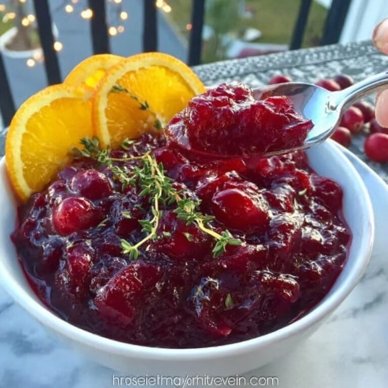 Homemade Cranberry Orange Sauce Recipe