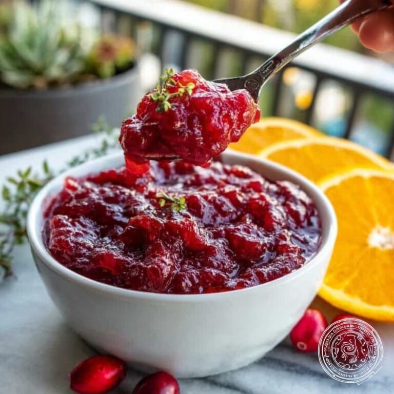 Homemade Cranberry Orange Sauce Recipe