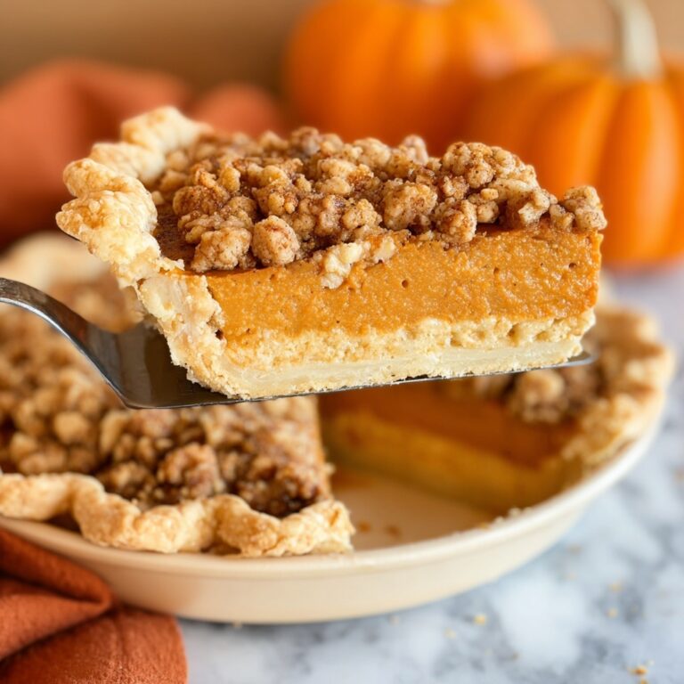 Ultimate Pumpkin Pie with Pecan Streusel Topping Recipe