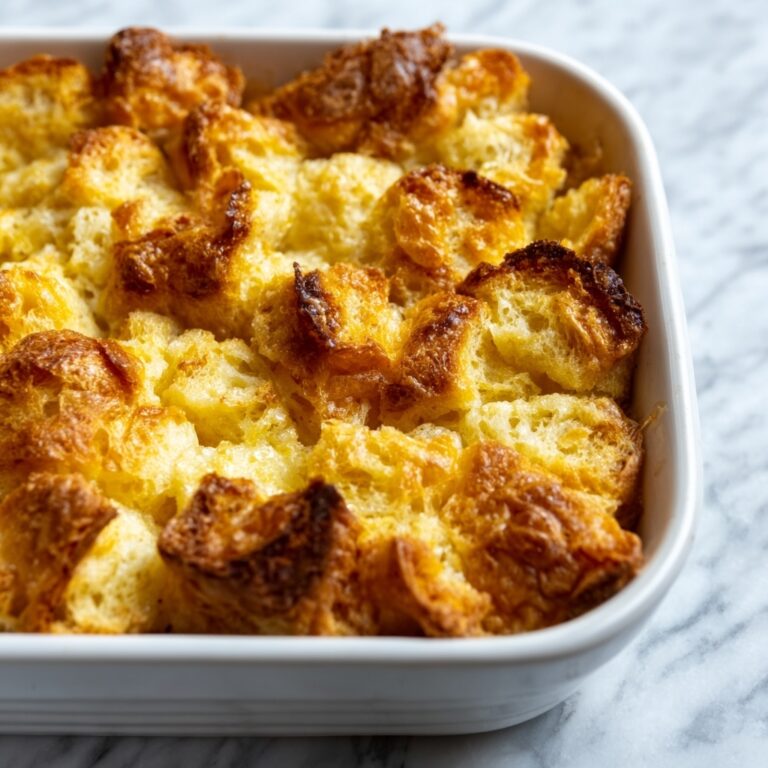 Croissant Bread Pudding with Orange Zest and Caramel Sauce Recipe