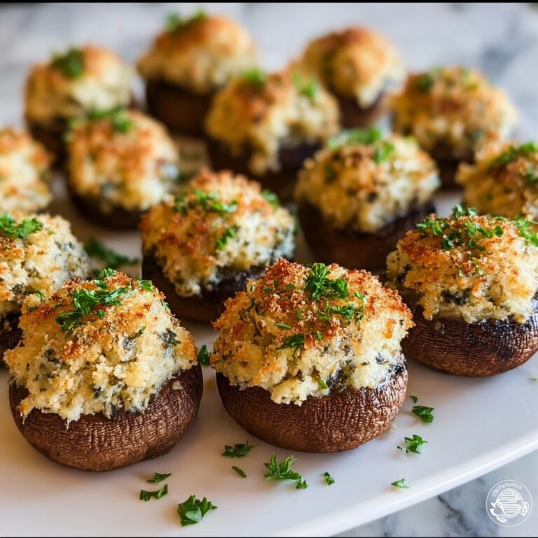 Stuffed Mushrooms with Cream Cheese, Parmesan, and Herbs Recipe