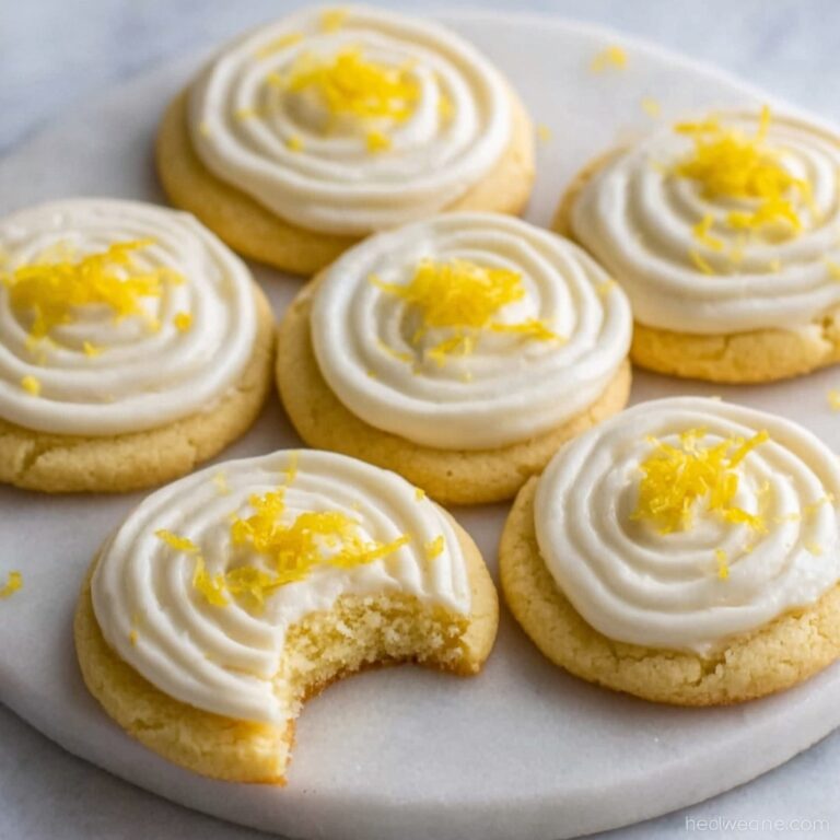 Lemon Frosted Cookies Recipe
