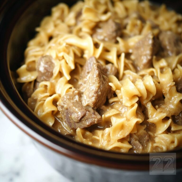 Slow Cooker Beef Stroganoff Recipe
